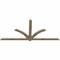 Ekena Millwork Redmond Rough Sawn Timber Gable Bracket, Douglas Fir, 96"W x 44"H x 2"D x 4"F, 11/12 Pitch GBW096X44X0204RED00RDF - alternate 2